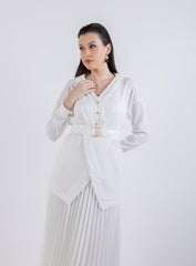 2305010-قميص بطبعة زهور أنيقة