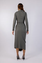 Elegant High Neck Embellished Sleeve Blouse