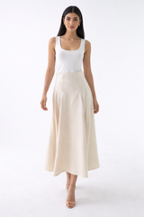 The Elara Flow Midi Skirt - Montania Shop