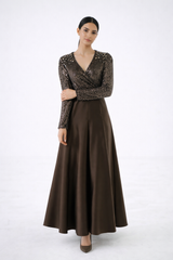 The Celestia Embellished Evening Dress - Montania Shop