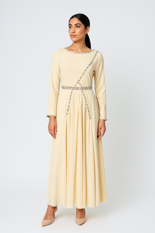 Elegant Embellished Evening Dress