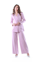 2303201-Double Breasted Casual Blazer - Montania Shop