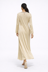 The Amara Embellished Cut-Out Evening Dress