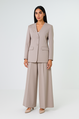 Embellished Tailored Longline Jacket