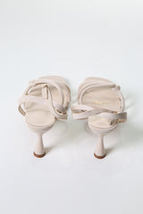 Elegant Twist Strap Heeled Sandals – Sleek Style for Any Occasion