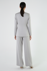 Structured Tailored Jacket with Signature Pin Detail