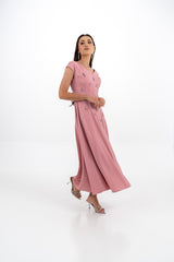 Crystal-Embellished Off‑Shoulder A‑Line Gown