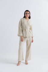 جاكيت ملفوف بتصميم أنيق