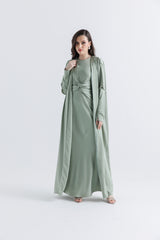 Flowy Open-Front Long Cardigan