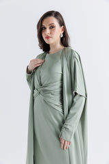 Flowy Open-Front Long Cardigan