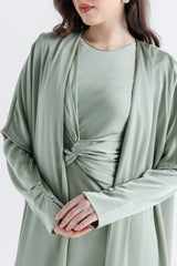 Flowy Open-Front Long Cardigan