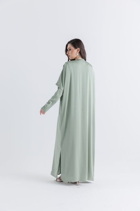 Flowy Open-Front Long Cardigan