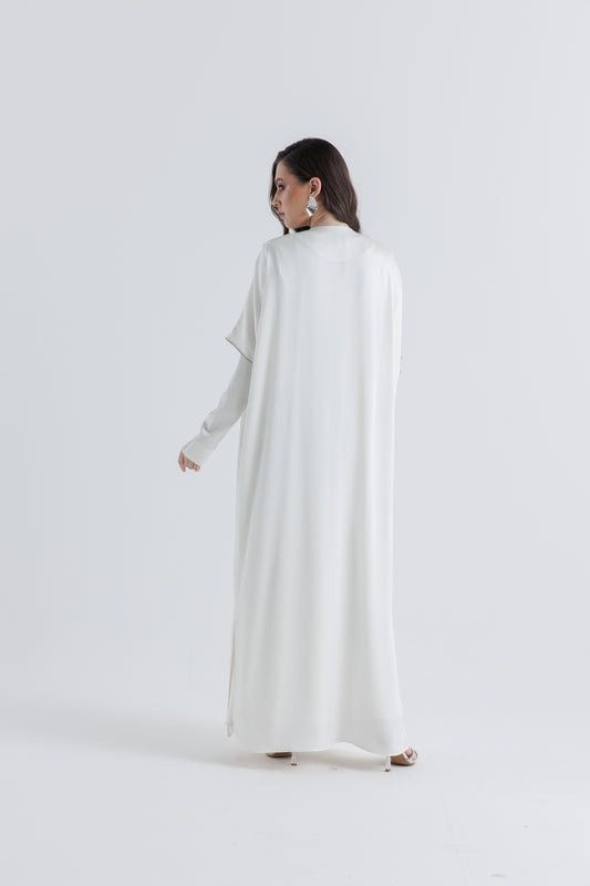 Flowy Open-Front Long Cardigan