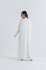 Flowy Open-Front Long Cardigan