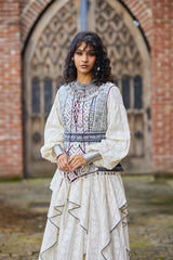 فستان ماكسي أنيق ومتدفق – تصميم أبرار المبارك (الصدرية تباع بشكل منفصل)