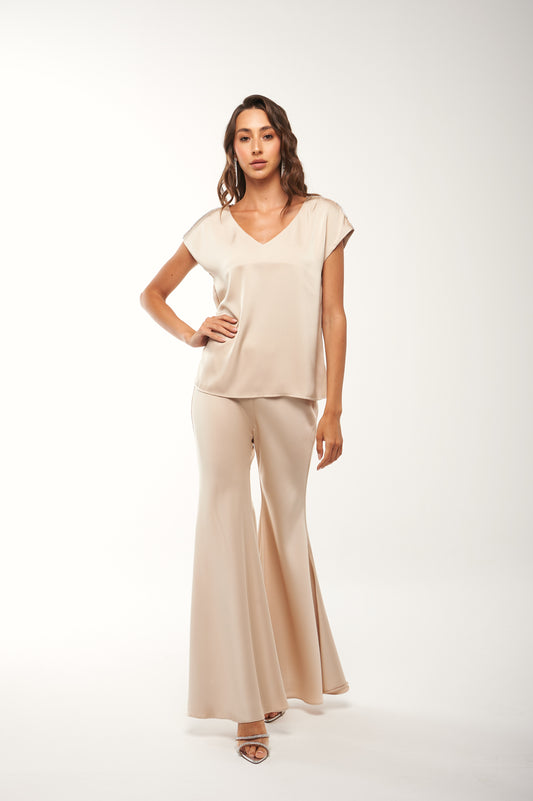 ✨ High-Waisted Flowy Wide-Leg Pants ✨ Elegance in Motion for Sophisticated Styling