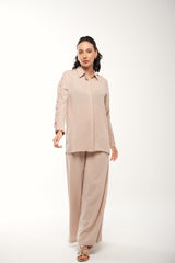 Long Sleeve Shirt with Button Detailing