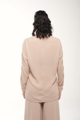 Long Sleeve Shirt with Button Detailing