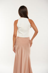 Tailored Sleeveless Button-Up Vest