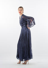 2306135-Sequin Maxi Dress - Montania Shop