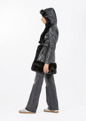 2322003-Faux Fur Jacket - Montania Shop