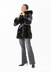2322004-Faux Fur Jacket - Montania Shop