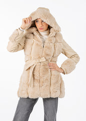 2322004-Faux Fur Jacket - Montania Shop