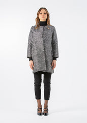 2333008- Printed Jacquard Jacket - Montania Shop