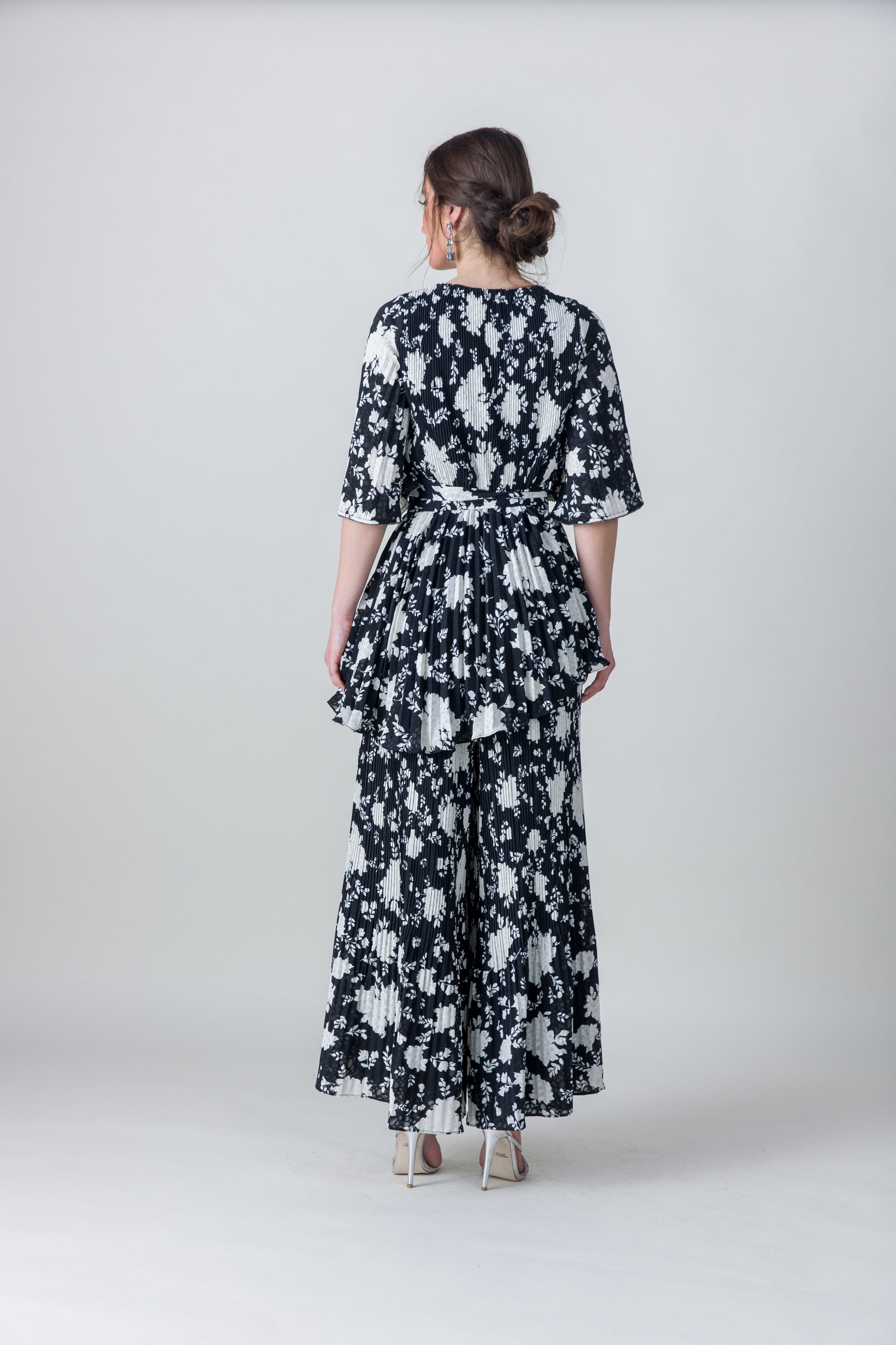 2205073- Floral Wrap Blouse - Montania Shop