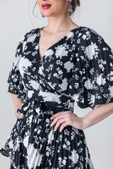 2205073- Floral Wrap Blouse - Montania Shop