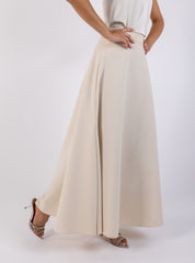 Elegant A-Line Maxi Skirt