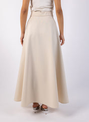 Elegant A-Line Maxi Skirt