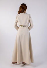 Elegant A-Line Maxi Skirt