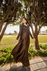 The Celestia Embellished Evening Dress - Montania Shop