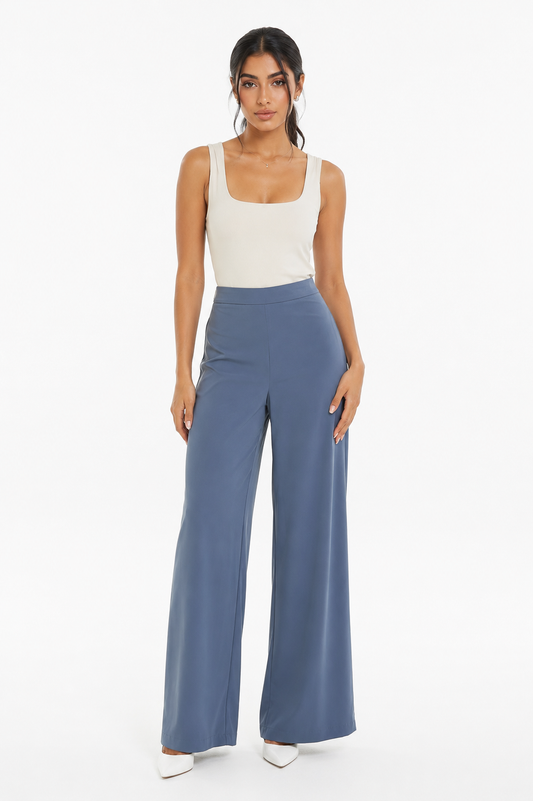 Fluid Wide-Leg Pants