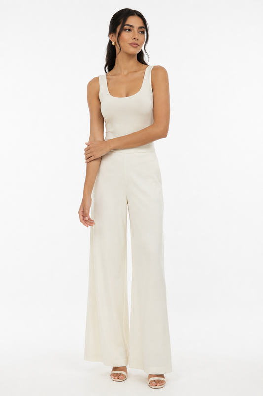 Fluid Wide-Leg Pants
