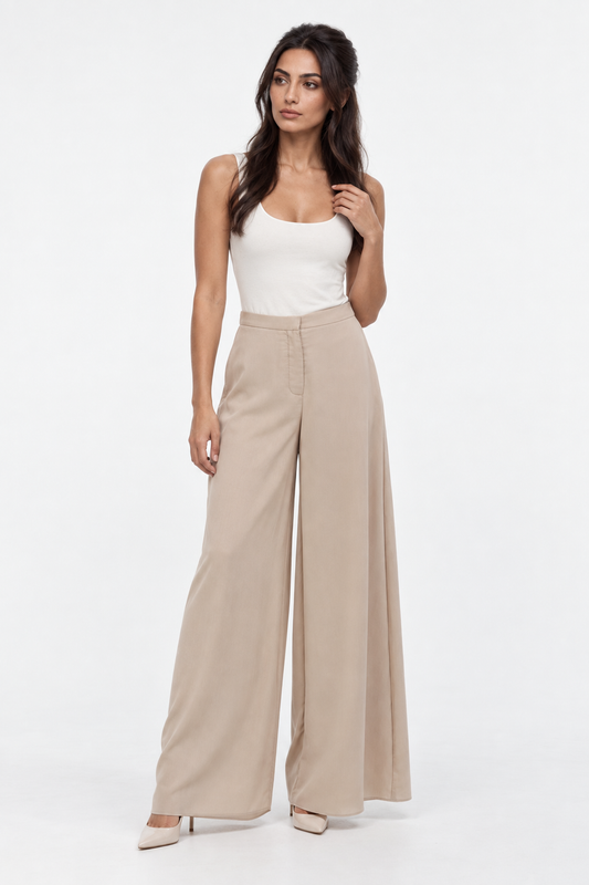Refined Flow Wide-Leg Pants