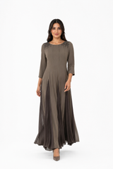 Noor Al Layali Embellished Pleated Maxi Dress