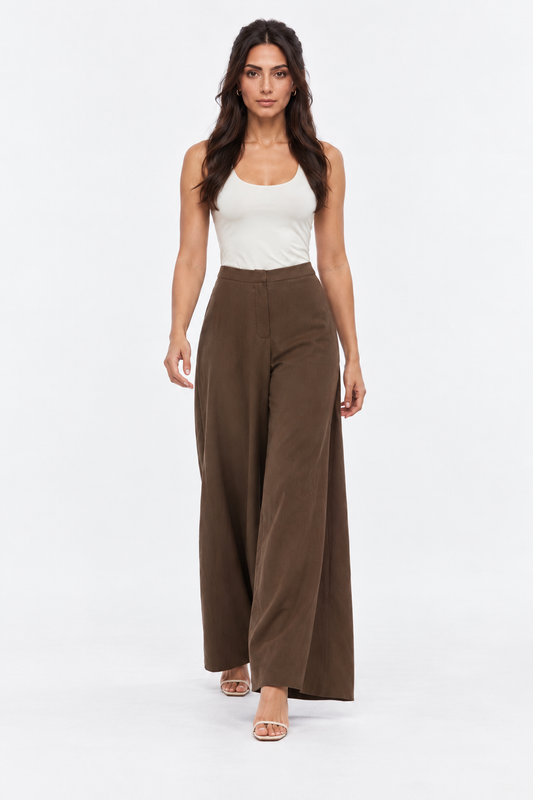 Refined Flow Wide-Leg Pants