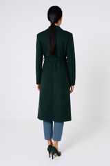 Double-Breasted Belted Trench Coat