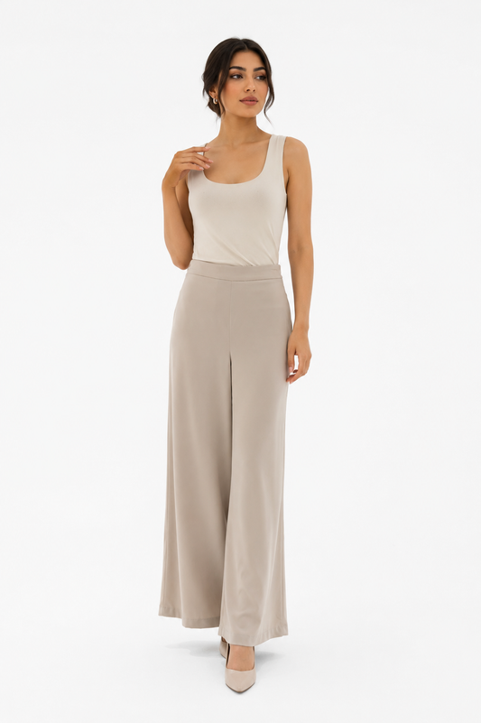 Fluid Wide-Leg Pants