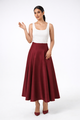 The Elara Flow Midi Skirt
