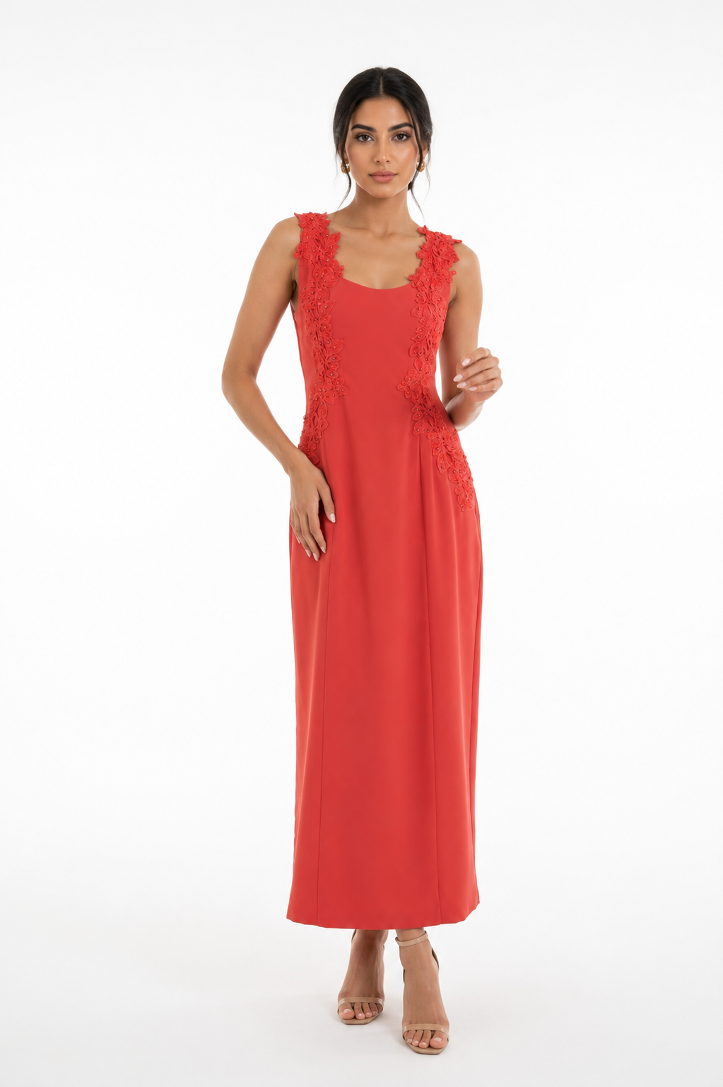 Elara Embellished Maxi Dress