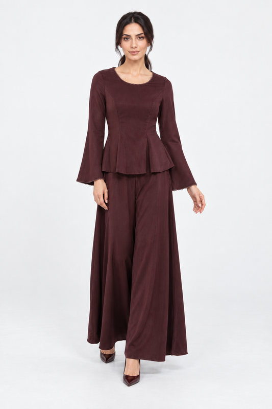 Refined Flow Wide-Leg Pants
