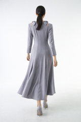 فستان أوريليا ميدي المنحوت