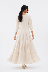 Noor Al Layali Embellished Pleated Maxi Dress