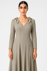 فستان أوريليا ميدي المنحوت