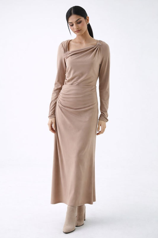 Asymmetric Embellished Blouse