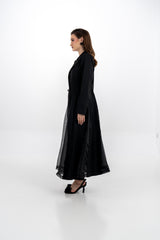 Elegant Tailored Long Blazer Dress
