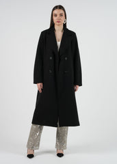 Double-Breasted Belted Trench Coat
